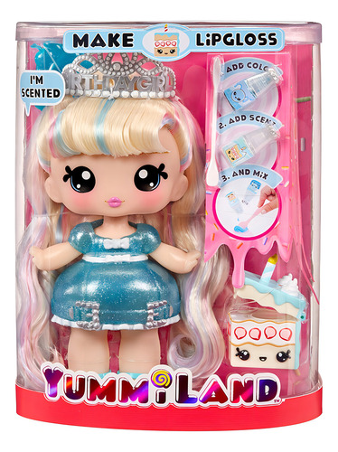 Muñeca Yummiland Con Mascota Y Brillo De Labios