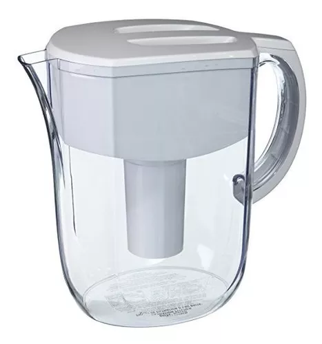  Brita Jarra grande de filtro de agua de 10 tazas con 1 filtro  estándar, hecha sin BPA, color blanco : Hogar y Cocina