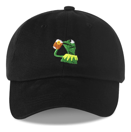 Gorra De Béisbol Kermit The Frog Sipping Tea Logo Trucker .