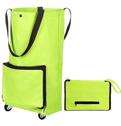 comprar Carrito De Compras Plegable Con Ruedas, Bolsa Reutilizable Y