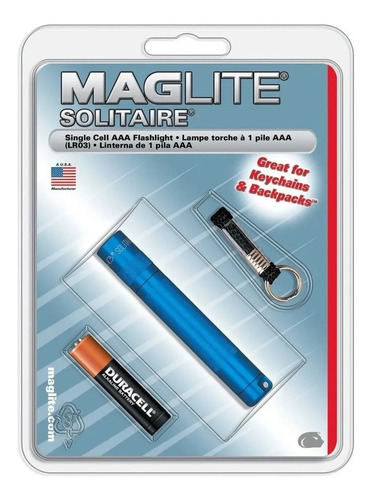 Imagen 1 de 3 de Linterna Azul Solitaire K3a116 Mini Maglite 4833 Xavi