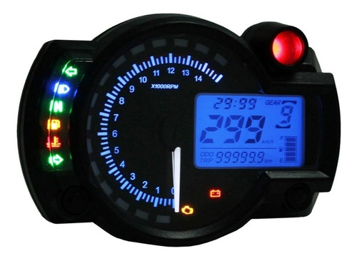 Tacometro Universal Moto Digital 15000 Rpm Testigo Nsr Motos