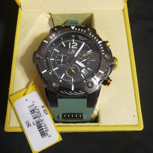 Relógio Invicta Bolt Men 25471 Original Militar Verde Preto