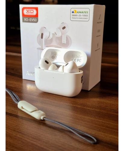 Fone De Ouvido Sem Fio Bluetooth Tws Xo Ev50 Branco