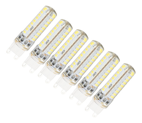 Bombillas Led G9, 6 Unidades, 450 Lm, Regulables, 72 Led, Re