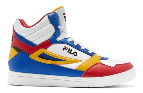 Tenis Basketball Fila Everge Multicolor Botin Trainer Hombre