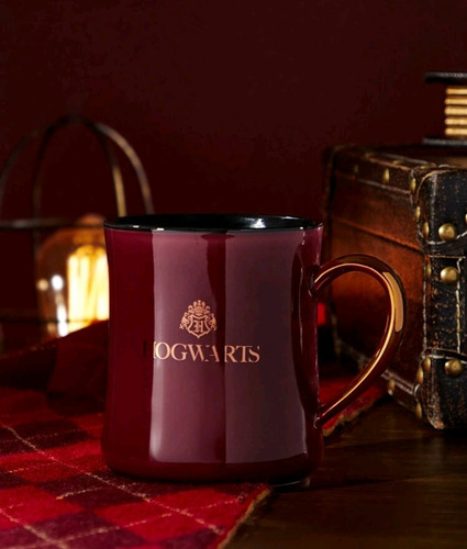 Taza De Cerámica Apta Microondas Harry Potter Original Vino Escuela Hogwarts