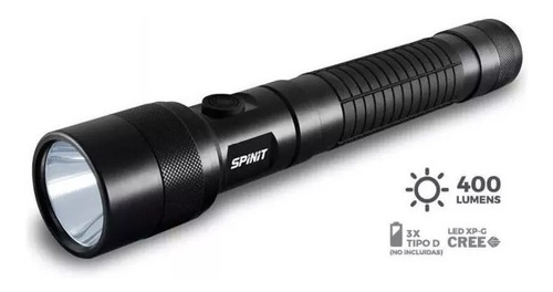 Linterna Led Spinit Pointmax 3 Pilas D 400 Lm Envio Gratis 