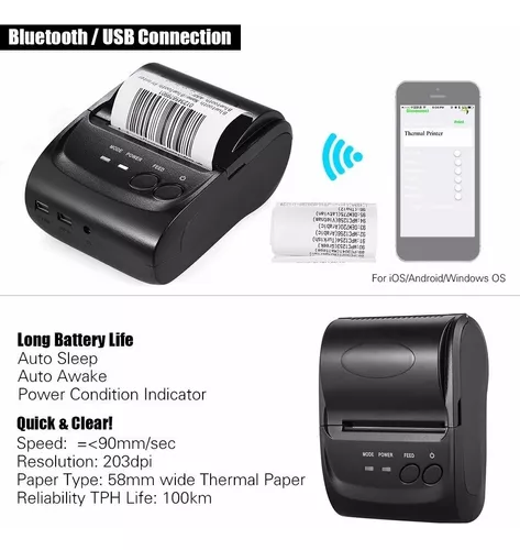 CONFIGURACIÓN MINI IMPRESORA TÉRMICA DE 58MM BLUETOOTH USB EN WINDOWS -  Icontrol Systems