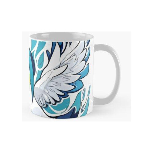 Taza Cisne Delfín Sticker De Fantasia Calidad Premium