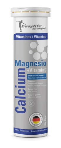 Easylife Calcium Magnesio+vitamin C 20tabletas Efervescentes