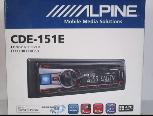 Imagen 3 de 4 de Estéreo Alpine Cde-151e