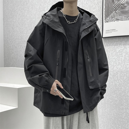A Chaqueta Casual Impermeable A Prueba De Viento Con
