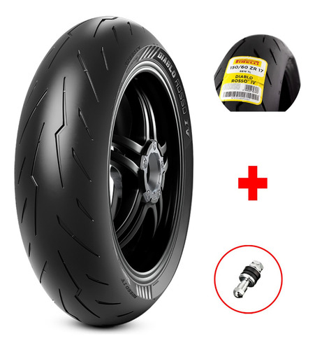 Llanta Pirelli 150/60 Zr 17 66 W Sc Diablo Rosso Iv
