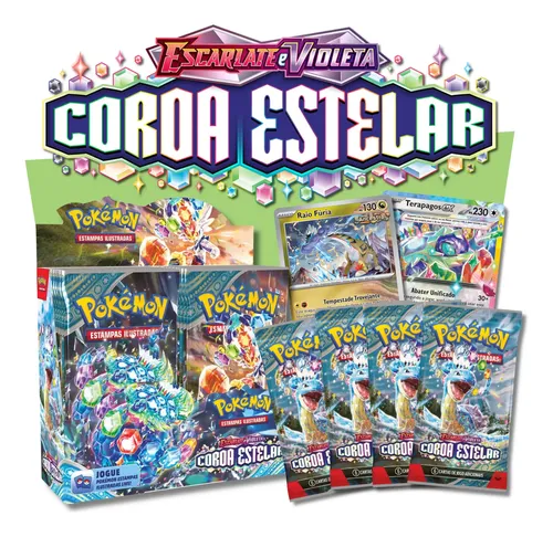 Carta Pokémon - Plínio 164/142 Coroa Estelar Original | MercadoLivre