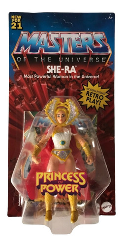 She-ra Motu Origins Retro Play Carton Unpunched Shera Mattel (Usado)