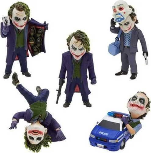 5 Mini Figuras Del Joker