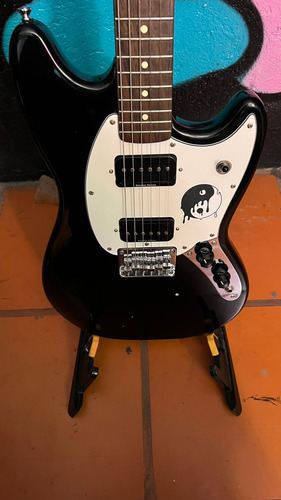 Guitarra Fender Squier Mustang C/ Seymour Duncan Triple Shot Diestro Negro Palo De Rosa (Usado)