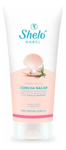 Crema Facial Concha Nacar Aclarante Sheló Nabel 250 Ml Tipo De Piel Todo Tipo De Piel