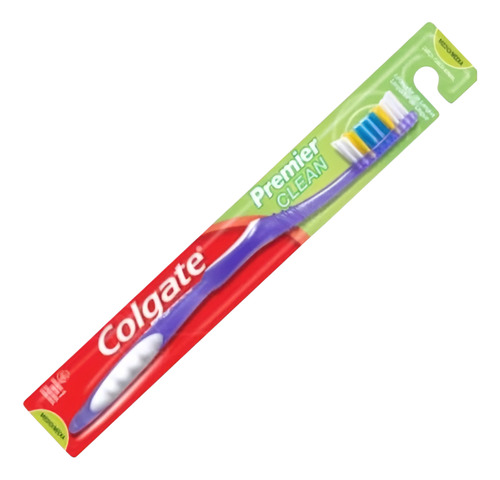 Cepillo Dental Premier Clean Medio Colgate. Colores Varios
