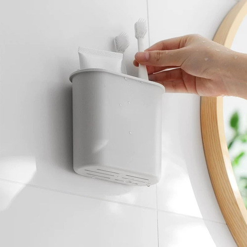 Soporte Multiusos Para Cepillos De Dientes De Gran Capacidad