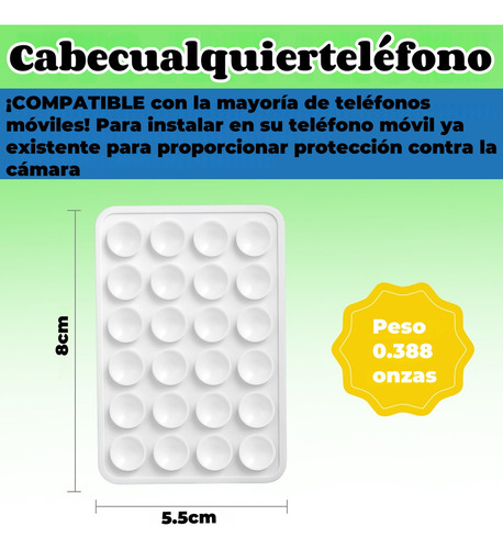 17pzs Funda Ventosa De Silicona Soporte Telefono Para Celular