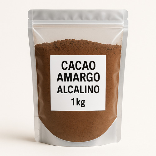Cacao Amargo Alcalino En Polvo Puro X 1 Kg Kilo Chocolate