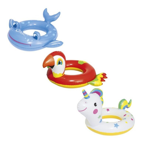 Salvavidas Infantil Forma Animales Bestway Mod 36128