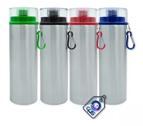 Botella Deportiva de Aluminio Tapa Removible 750ml - CPS México