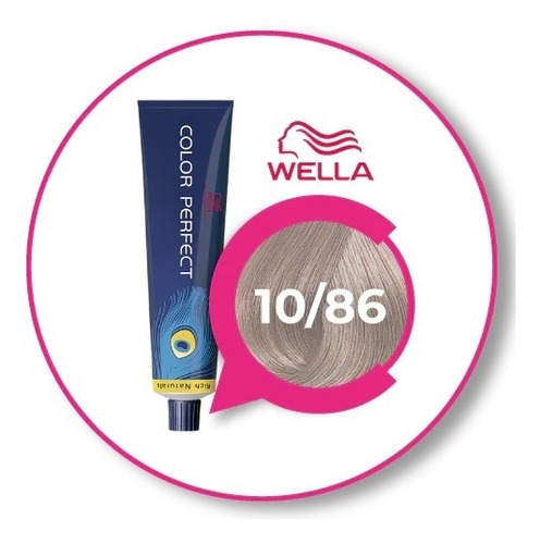  Wella Tintura Color Perfect Rich 60ml Oxidante 20% Tono 10/86