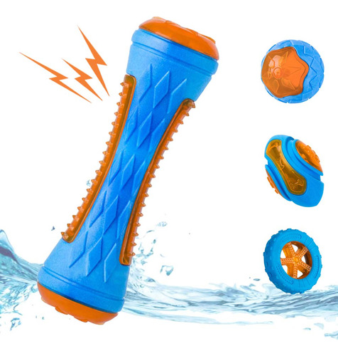 Dog Squeaky Toys Coubontail Pool Floating Tpr Para Jugar A B