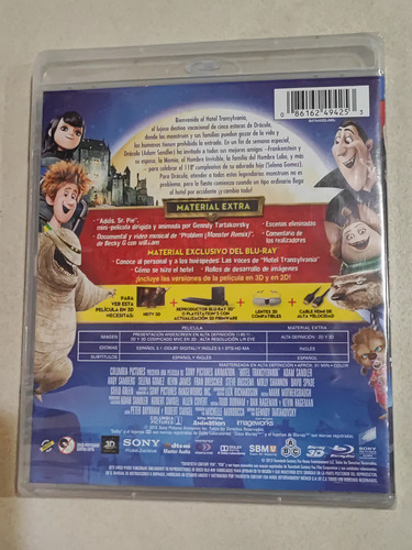 Bluray Hotel Transilvania 3d Y 2d Original Nueva