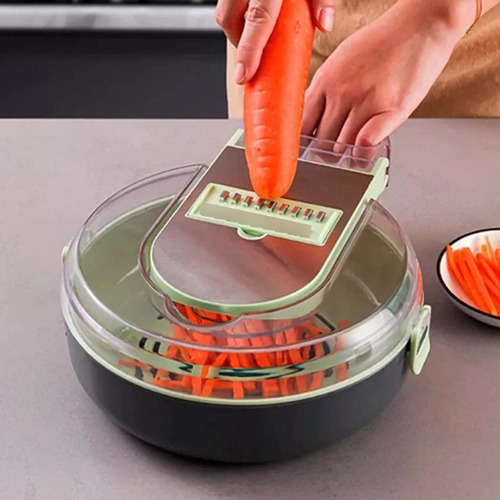 Cortador Manual De Verduras Rebanador Rallador Procesador