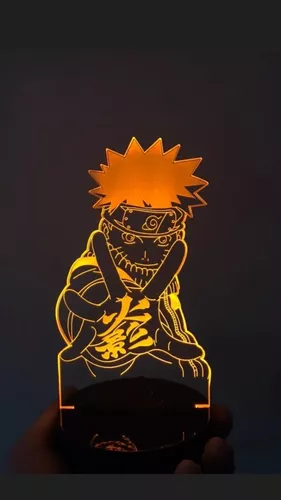 Abajur De Mesa De Led Naruto Uzumaki