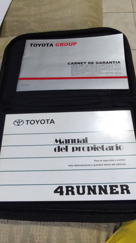 Manual Del Propietario 4 Runner 