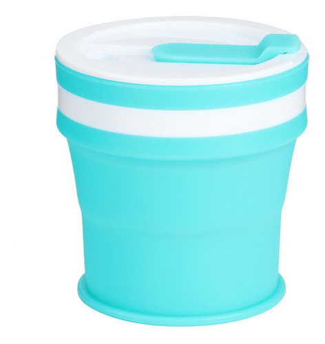 Vaso De Viaje De Silicona Plegable Portátil Plegable De 350