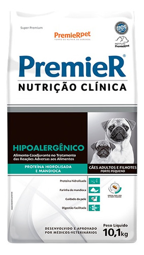 Premier Hipo Prot Hidrol E Mandioca Ad E Fht Rç Pq 10kg