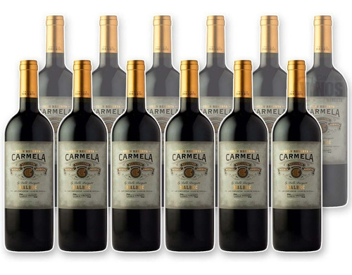 Vino Carmela Durigutti Gran Reserva Malbec Pack X12 Unidades