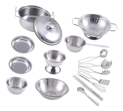Juego De Utensilios De Cocina De 16 Piezas Para Niños,