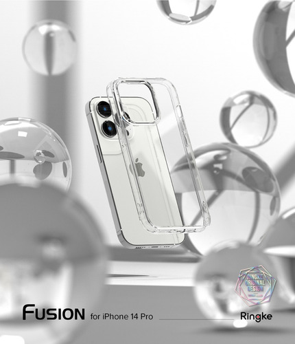 Imagen 4 de 6 de Funda Ringke Fusion Para iPhone 14 Pro De 6.1 Anti Impacto