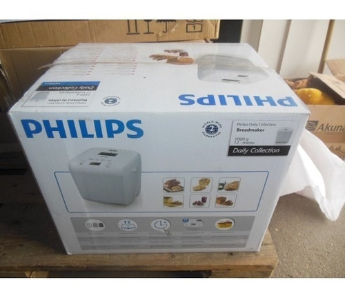 Máquina para hacer pan Philips Hd9015, 220 V, color blanco, 220 V, voltaje 220 V