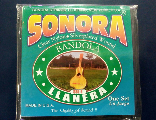 Cuerdas Para Bandola Llanera( Sonora) Usa