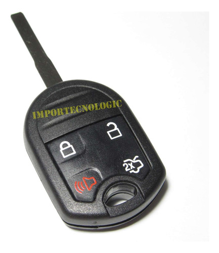 Carcasa Para Llave Control Alarma Ford Escape 2015 4 Botones