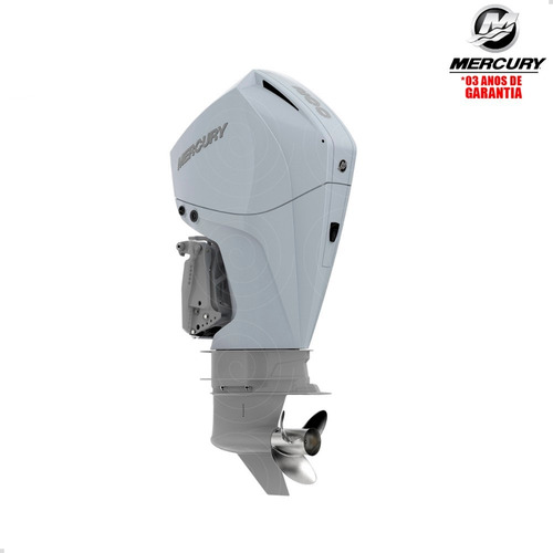 Motor Popa Mercury 4t 200hp Xl Efi V6 Mec Pess Física Branco