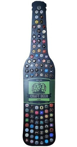 Coleccionador De Tapas De Cerveza Botella Para 100 Unidades
