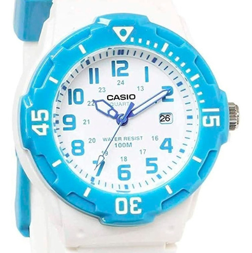 Reloj Casio Para Mujer Lrw200h-2bv De Cuarzo De Resina Blanc