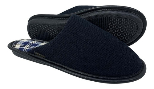 Pantuflas De Hombre Calzatura Textil E-16034 100% Lavable