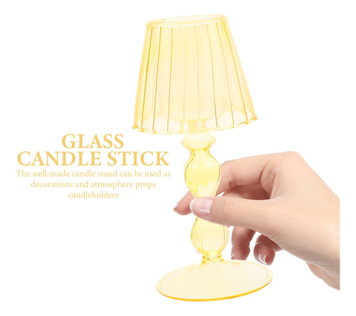 Lámpara De Mesa Creativa Con Forma De Candelabro, Forma De E
