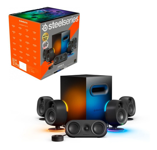 Parlantes Steelseries 5.1 Arena 9 Color Negro