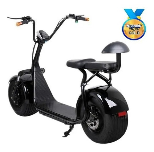 Imagen 3 de 7 de Scooter Moto Eléctrico Doble Asiento, Doble Freno, 1000w Iva